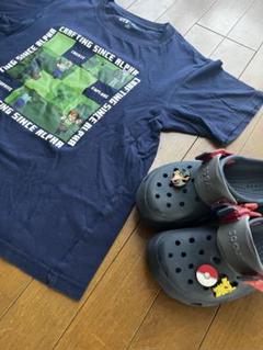 UT×Minecraft 140cmとポケモンバッジ付クロッグ20cm
