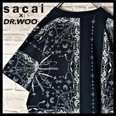 限定！美品＊コラボ』☆sacai サカイ× Dr.Woo ☆プリーツ 半袖