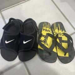 NikeとDCのキッズサンダルセット