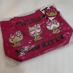 【新品】日焼けキティ ビーチバケーション ミニトートバッグ ピンク