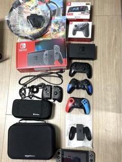 任天堂Switch ニンテンドーグレー　セット売り　コントローラー　ケース一式 任天堂Switch ニンテンドーグレー セット売り コントローラー