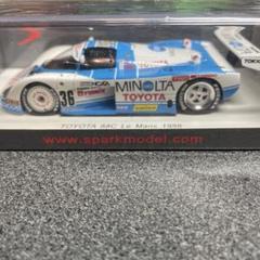 SPARK 1/43 TOYOTA 88C ルマン 1988 EBBRO 1/43 Minolta Tom's Toyota 88C Le Mans 1988 # 36