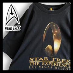 超希少　映画　スタートレック　ビッグTシャツ　宇宙　黒　ラメ　光沢