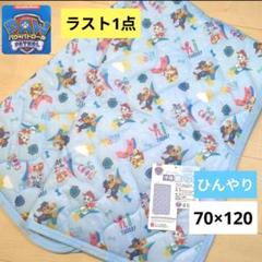 パウパトロール　冷感敷パット　接触冷感　70×120　ラスト1点