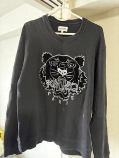 KENZO ブラック ライオングラフィック スウェット M 10270563AQ_14_f.jpg