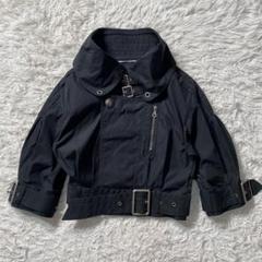 美品】バーバリーブルーレーベル　ジャケット　ベルト付き　ショート丈　ブルゾン　M