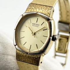 【良品】SEIKO クォーツ 7321-5170 ゴールド レディース