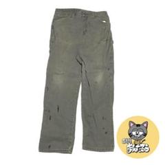 ディッキーズ 古着 ワークパンツ ペインターパンツ グレー W34 L34