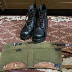 ＢＷドイツ軍/連邦軍＊革製パレードブーツ＊２６ｃｍ/履き口内側３９ｃｍ（実物） ドイツ BW(連邦軍) ジャックブーツ/実物・未使用