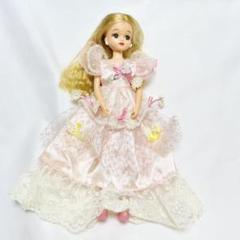 リカちゃん 人形本体 ピンクドレス ドール パーマヘア