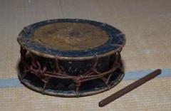 【昭和レトロ】締め太鼓 中型 36cm 和太鼓(36x36)