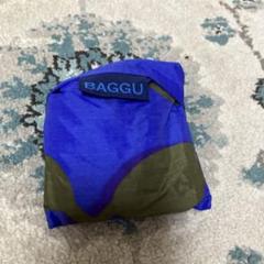 BAGGU エコバッグ 青と緑 星柄
