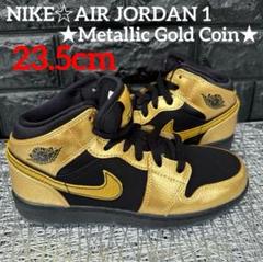 新品♪NIKE☆AIR JORDAN 1★Gold Coin★23.5cm
