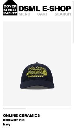 帽子 ONLINE CERAMICS Bookworn Hat navy ONLINE CERAMICS Bookworn Hat navy - メルカリ
