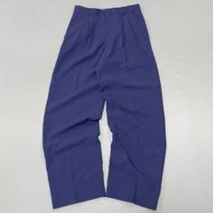 90s 国産 Vintage 2タック センタープレス スラックス ドレープ