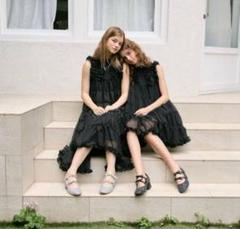 ワンピース Treat Urself / Sheer frill tiered dress treatürself sheer frill tiered dress