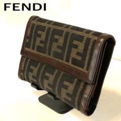 未使用級✨FENDI ジーンズ ズッカ柄 総柄 レザープレート 金ボタン 未使用級✨FENDI ジーンズ ズッカ柄 総柄 レザープレート 金ボタン