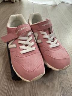 New Balance キッズシューズ ピンク ベルクロ　21センチ
