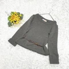 matrice ペプラムニット　長袖　グレー