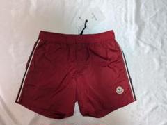 新品未使用　Moncler 赤 ショートパンツ スイムパンツ　モンクレール MONCLER モンクレール ショートパンツ 水着 スイムパンツ スイム
