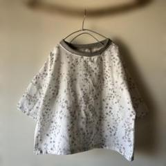 077　浴衣反物からTブラウス　ゆったりサイズ