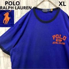 ポロ ラルフローレン リンガーネックＴシャツ XL ポニー 刺繍ロゴ 現行タグ
