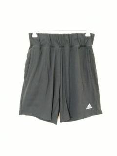 アディダス　adidas　ショートパンツ　レディースS～M　黒色　刺繍ロゴ