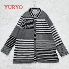 YURYO/シアー　ブラウス　前ボタン　シャツ　カットソー