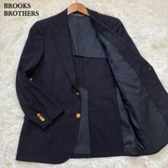 ブルックスブラザーズ 紺ブレ テーラードジャケット 金ボタン メンズ M相当 Brooks Brothers ブルックスブラザーズ USA製 金ボタン 紺
