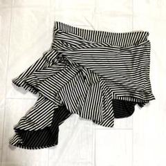 alice auaa ツイストスカート　ストライプ×ブラック alice auaa ツイストスカートストライプ×ブラック