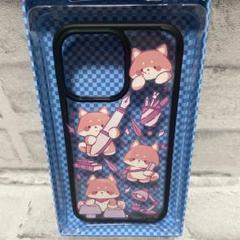 iPhone14ProMAX ブラック ケース&ガラスフィルムセット かわいい