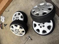 30セルシオ 純正ホイール 珍タイヤ 17インチ 165/40r17 引き取り