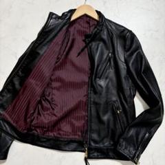 美品✨BOYCOTT シングル ライダースジャケット ラムレザー