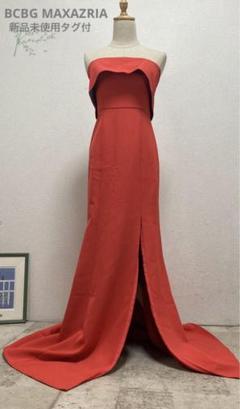 最終値下げ♥タグ付き新品 BCBGMAXAZRIA 赤ワンピース