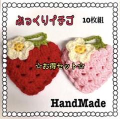 とってもお得な…⑩枚組☆【いちご】アクリルたわし