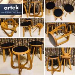 北欧 フィンランド スツール 3点セット 美品 送料込み Artek（アルテック）正規品｜唯一無二の北欧家具ブランド