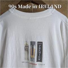 90s アイルランド製 CARLING PREMIER ビール　企業　Tシャツ