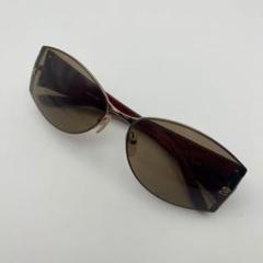 LOEWE ロエベ サングラス SLW165 茶×赤 高級感◎
