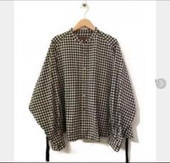 mainu マイヌ　ギンガムチェックシャツ　EMERGENCY SHIRTS mainu マイヌ ギンガムチェックシャツ EMERGENCY SHIRTS - メルカリ