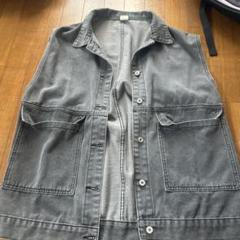グレー デニムベストのサムネイル