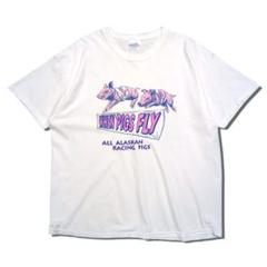 ブタ 子豚 ピッグ 90s-00s レース アニマル Tシャツ 動物 競走
