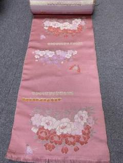 【85】反物 夜具地 ポリエステル製生地 リメイク素材 2900cm×37cm