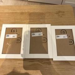 ikea ホワイトフォトフレーム 3個セットのサムネイル