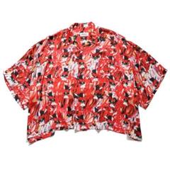 新入荷 KIDILL×SKOLOCT CHAOS RED アロハシャツ 柄シャツ - メルカリ トップス