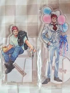 2BRO 兄者　兄者弟者　限定　ラバーマスコット　スーツ　カフェ 2BRO.アクリルスタンドB＋ジオラマセット【＠Loppi・HMV限定