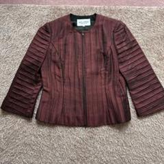 ミスアシダ ジャケットワインカラー