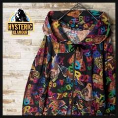 Hysteric Glamour パーカー　総柄　古着　ヴィンテージ　レア　希少 HYSTERIC GLAMOUR - 4GIRLS柄 パーカー / ブラック | Tempt