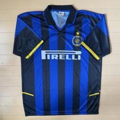 インテル ユニフォーム 襟付き 90s ゲームシャツ サッカーシャツ