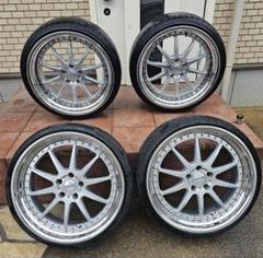 ぷ*ぇ様 19インチ work 深リム Yahoo!オークション - 希少 絶版 深リム 当時物 中古品 WORK VS