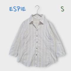 ＊エスピエ＊Sサイズ シャツ ブラウス トップス 七分袖 オフィスカジュアル